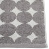 Francfranc Valet Set Face Towels, Dots, Gray, Set of 2,
