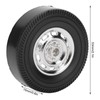 4Pcs Metal Drifting Rubber Wheel Tire Replacement Accessory for WPL