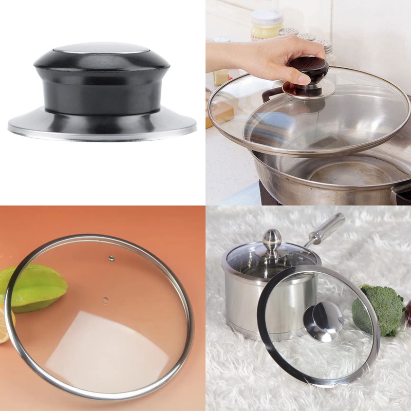 Pot Lid Knob Saucepan Lid Knobs Replacement Stainless Steel Screw