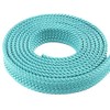 Teal, 10 Feet, 1 Inch PolyPro Rope - Flat Hollow