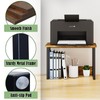 MARTY Desktop Printer Stand 2 Pack Printer Stand with Storage