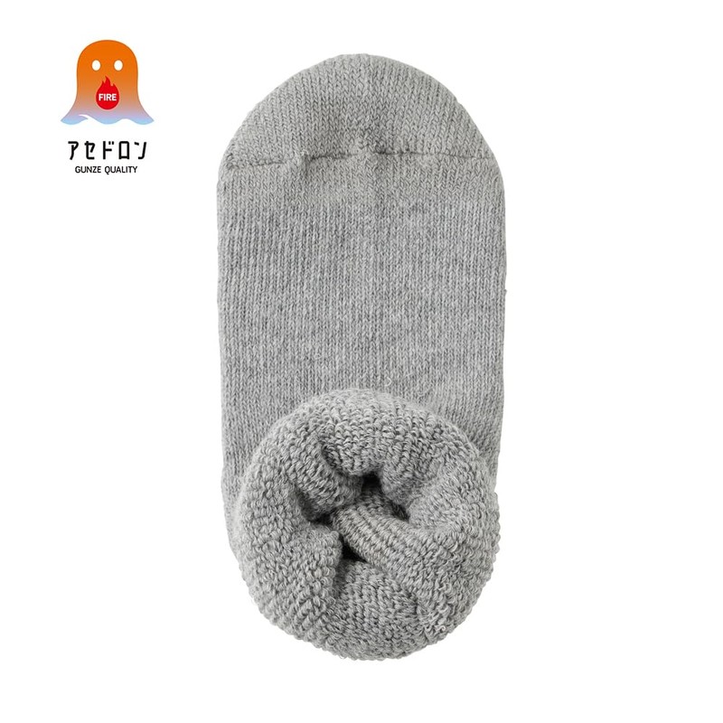 Gunze AGW004 Warm Socks, Fire Acedron, Moisture Wicking, Heat Generating,