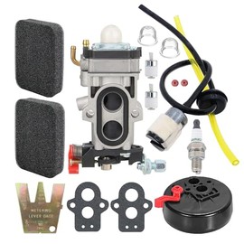 Hippotech WYA-79 Carburetor Replacment for Husqvarna 150BT 350BT 350 150 BF Backpack Blower Replace WYA-44 WYA-56 581177001 502845001 with Fuel Line Air Filter Tune Up Kit