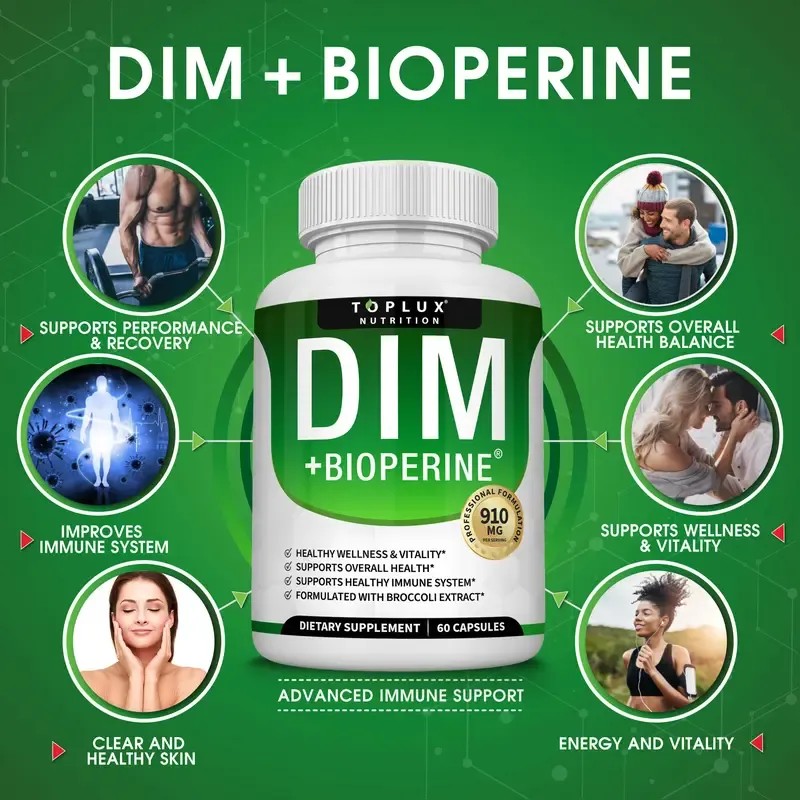 Toplux Dim Supplement 910mg Overall Health Support