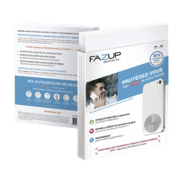 Fazup Patch (Protect Yourself From Cell Phone Radiation), Gold Finish
