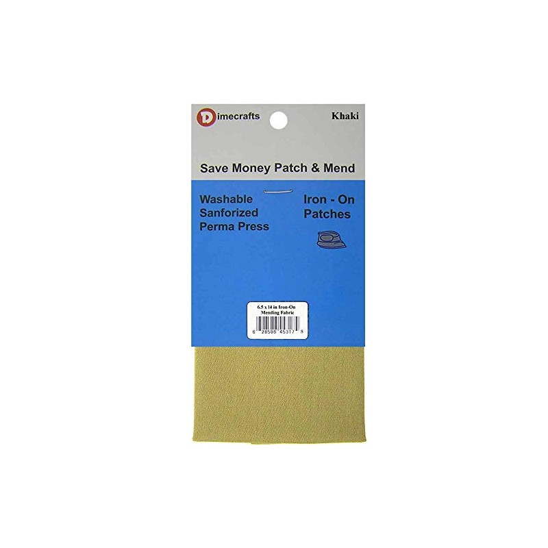 Iron-On 1 Repair Patch of Mending Fabric 6 x 13