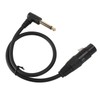 Cable Mono XLR Hembra a Macho de 6,35 Mm, XLR