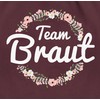 Shirtracer Hen Party / Hen Night “Team Braut” Flower Wreath