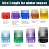 9-Piece Pet Clipper Guard Combs Set for A5 Detachable Blades