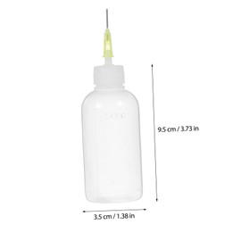 CHILDWEET 1set Precision Glue Applicator Bottles Squeeze Bottles with Fine Tip for DIY Projects Easy Cleaning and Safe Glue Dispensing for Hard to Reach Areas 6pcs