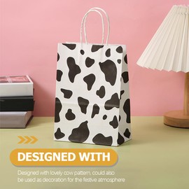 36 Pcs Cow Pattern Bags Party Favor Goodie Bags for Cow Theme Birthday Parties Baby Showers and Events
