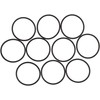 10Pcs Black Disk Drive Rubber Belt Replacement for Accessories