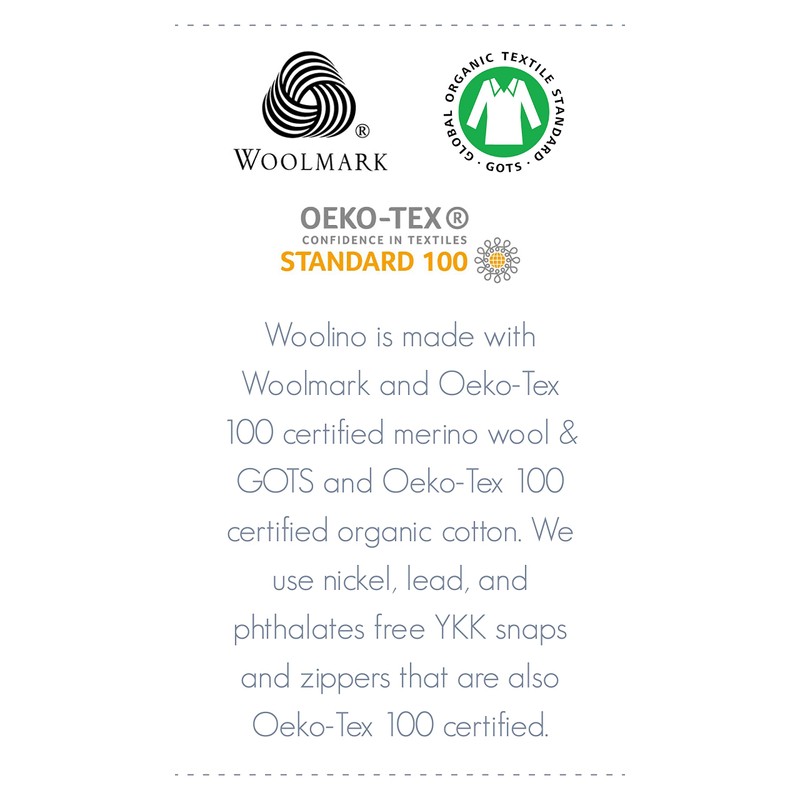 Woolino 4 Season Baby Sleep Bag with feet, Australian Merino