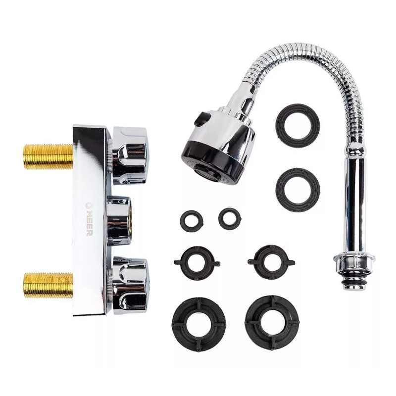 CNX Mezcladora Mini Con Cuello Flexible Para Lavabo