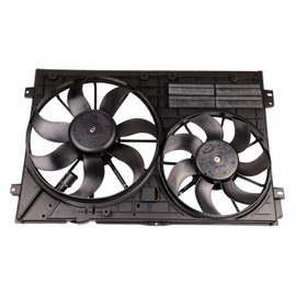 cciyu Radiator or Condenser Cooling Fan Fit for 04-13 for A3/A3 /S3 02-17 Cabrio/SportWagen/For //Rabbit