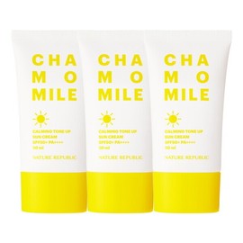 Nature Republic 네이처리퍼블릭 1+1+1 캐모마일 카밍 톤업 선크림 SPF 50+ PA++++ Nature Republic 1+1+1 Chamomile Calming Tone-Up Sunscreen SPF 50+ PA++++