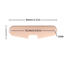 DGHAOP 2PCS Guitar Single Coil Pickup Metal Baseplate Electric Guitar Accessory Musical Instruments Part