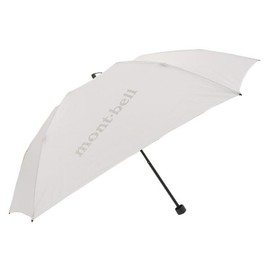 Mont-Bell 55 1128695 Mont-bell Folding Umbrella, Men's, Women's, Lightweight, Travel Umbrella, White (WT)