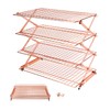Geesta 2/3/4-Tier Collapsible Cooling Rack with Adjustable 3 Setting Design