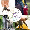 SWATOM Aluminum Star Shape Carabiner Clip Spring Snap Hook Keyring