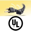 Universal AC Power Cable - 2 Pack- 3 Prong PC