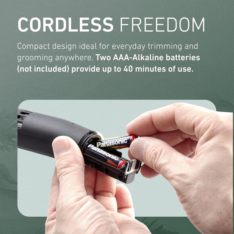Panasonic Ear and Nose Hair Trimmer for Men with Vacuum