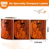 Chivertion 500 Pcs Cargo Aircraft Only Stickers 4" x 4.75"