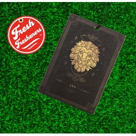 Fresh Fresheners Cool Unique Zodiac Sign Car Air Freshener 3-pack Scented With Premium Oils (Leo, 3 Pack)