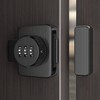 Number Lock Swing Door Lock (Black) Drawer Lock