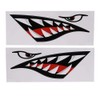 Shark Teeth Mouth Sticker Fishing Boat Canoe Car Kayak Accessories,