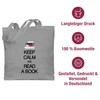 Shirtracer - Cotton Bag - Keep Calm and Read a