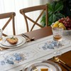Embroidery Luxury Table Runner, Long Elegant Jacquard Table Runner Dresser