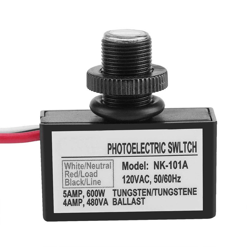 Dusk to Dawn Sensor, 120V AC Photoelectric Switch Replacement, Photocell