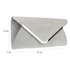 Girly Handbags Womens Envelope Clutch Bag - Black