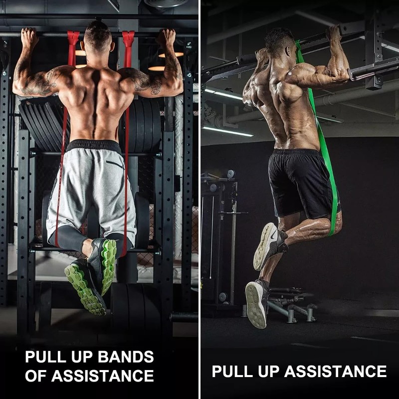 Exercise Resistance Bands, 4 Pack Exercise Bands, Leg Resistance Band