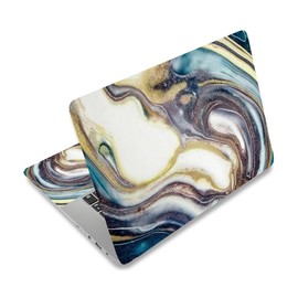 PLIGREAT 15 Inch Laptop Skin Stickers Cutable Universal Size Fits 12" 13" 13.3" 14" Laptop Removable Waterproof Notebook Art Decals PC Protector Cover Sticker, Texture Marble