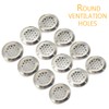 Hocansen 30Pcs Air Vent Cover 25mm Round Shaped Mesh Hole
