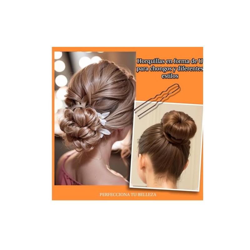 100 Horquillas para Cabello, 100 Pasadores para de 2 Pulgadas,
