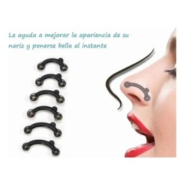 Respingador Nasal Corrector De Nariz 3 Pares 1 Ch, 1 M Y 1 L
