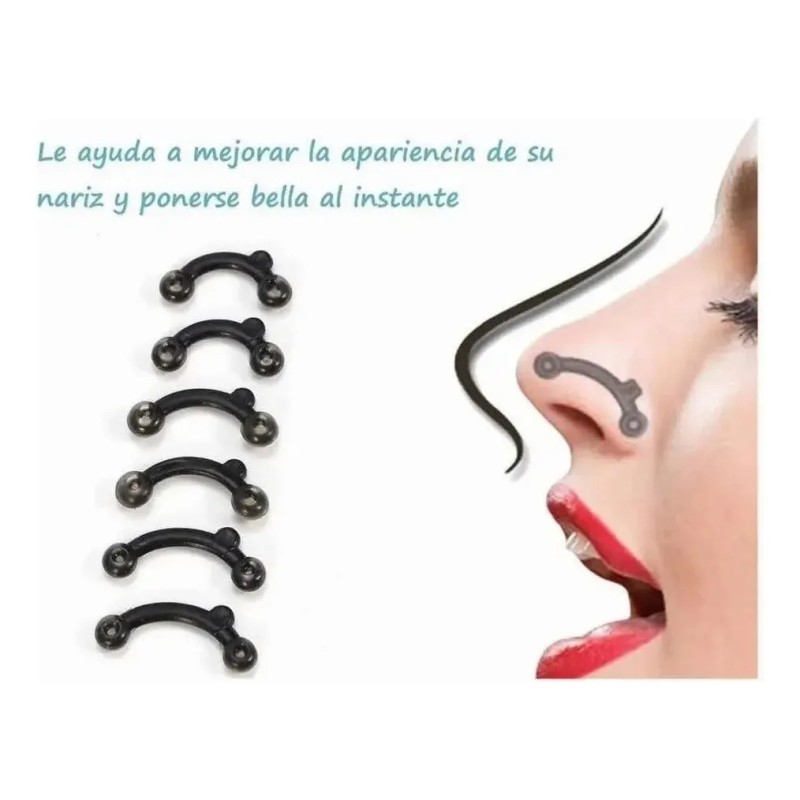 Respingador Nasal Corrector De Nariz 3 Pares 1 Ch, 1