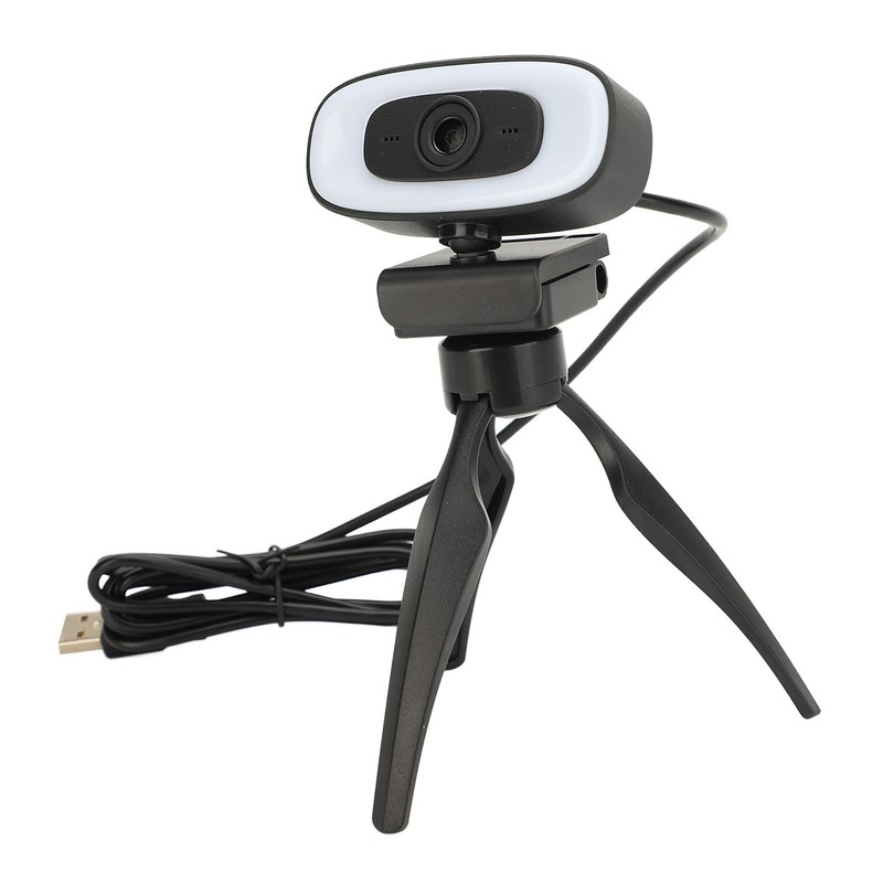 Computer Camera Driverless 3840x2160P USB 2.0 with Fill Light Microphone