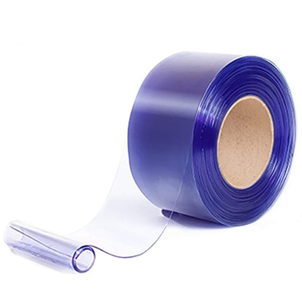 VIZ-PRO Standard Clear PVC Smooth Curtain Strip Door Bulk Roll,