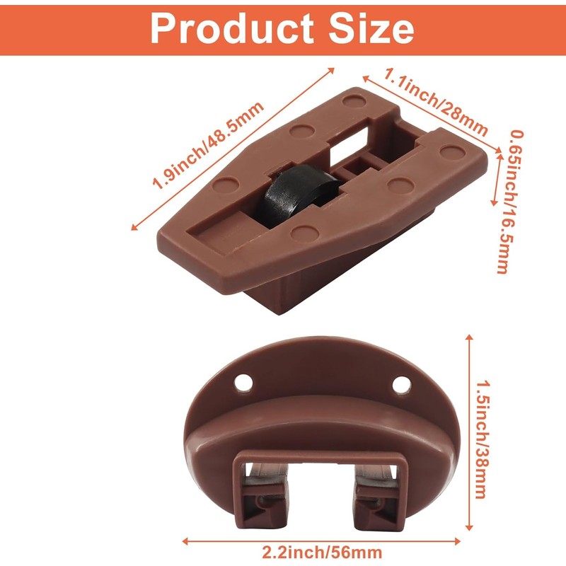 Drawer Guide Repair, 10 Sets Dresser Drawer Slides Replacement Kit