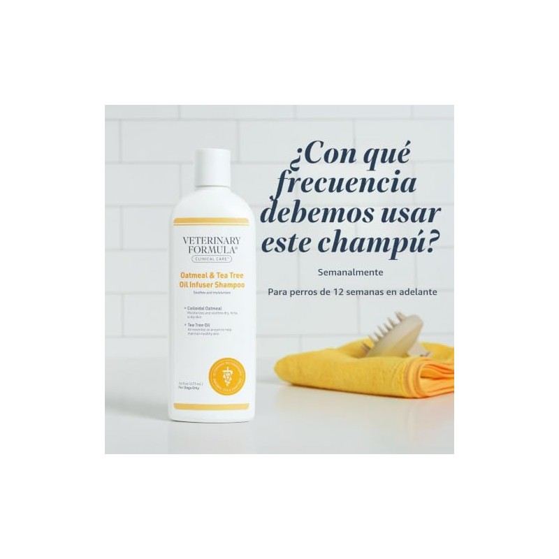 Veterinary Formula Clinical Care - Champú para perros con avena