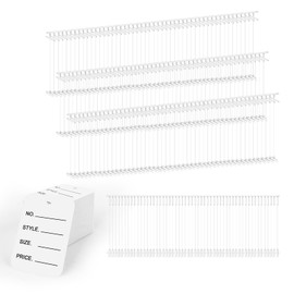 Goeveo 5000Pcs Tagging Gun Barbs Tag Attachments Fasteners 250 Price Tags Micro Stitch Gun for Clothes Price Labels Quick Clothing Fixer Tag Fasteners for Retail Repairs Crafting