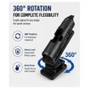 360° Rotating Retractable Baton Holster – Adjustable Plastic Belt Holder
