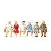 Preiser 45152 Seated Persons (6) Standard Figure Set