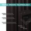 NICETOWN 100% Blackout Curtain 45 inches Length, 2 Thick Layers