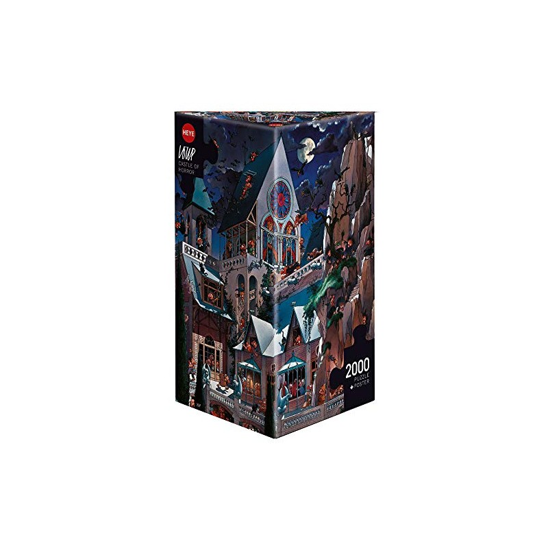 Heye 93993 Jigsaw Puzzle, Blue and Black
