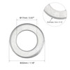 sourcing map 30mm x 17mm x 3mm Carbon Steel Flat